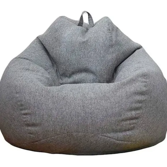 {xj}39,4'' x 47,2'' Stor Sækkestol Fodskammel Sofa Betræk Høj Gamer Indendørs Lazy Sækkestol (Uden Fyldning)